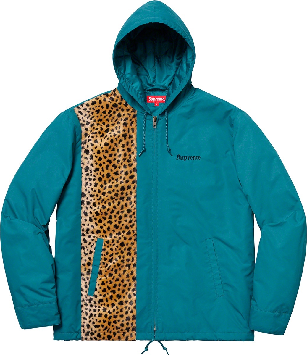Cheetah Hooded Station Jacket view 4